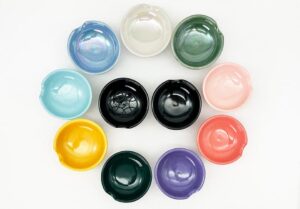 In addition to our black ashtray, our Barrow Street Bowl comes in 10 other colors and styles