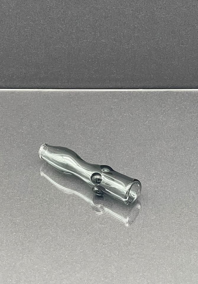 Depending on how thick you roll, you can smoke out of either end of our black joint holder