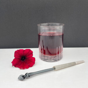 Stir your drink or tamp your mix with our black tamping stick