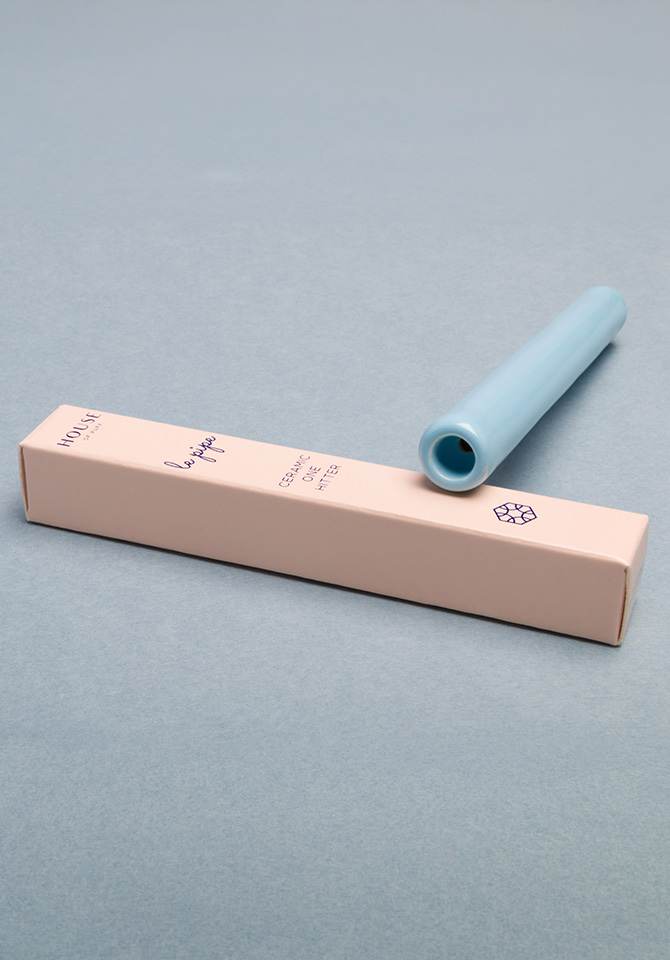 Just fill the shallow end of our blue one hitter for the easiest puff