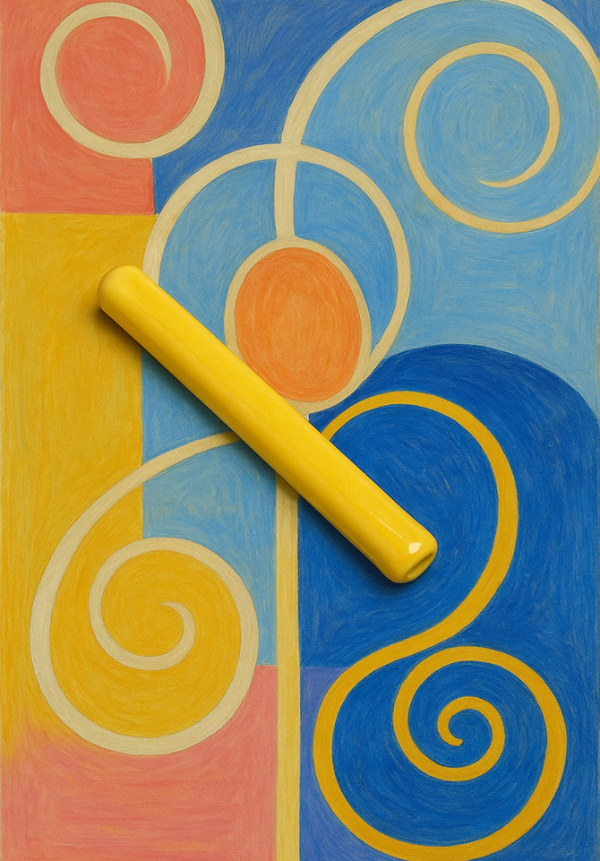Our yellow one hitter is your own work of art