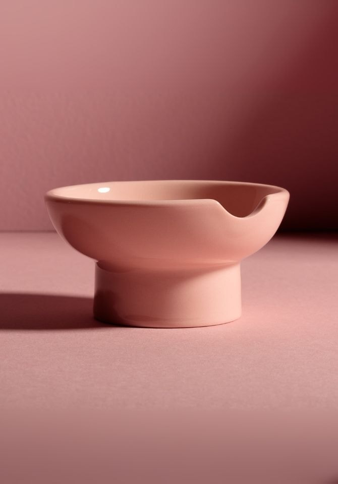 Signature Pink ceramic ashtray is the perfect footed bowl accessory to have out for your next dinner party