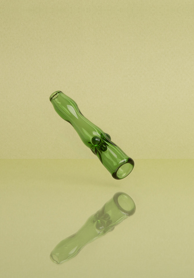 Our green joint holder cools your smoke and makes every sesh fancy