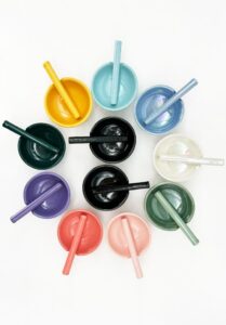 You'll love the way our iridescent blue ashtray looks on your table
