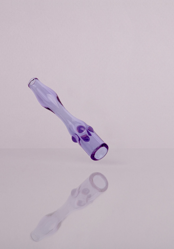 Our purple joint holder cools your smoke and makes every sesh fancy