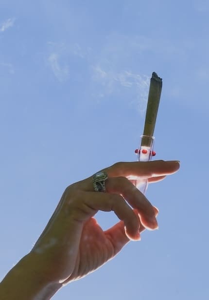 A joint holder cools your smoke and protects your throat