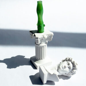 The jade green joint holder in our luxe smoke accessories cools your smoke and makes every sesh fancy