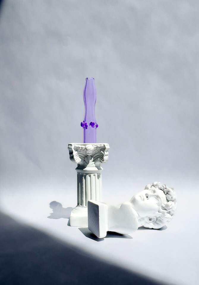 Our purple joint holder is one of life's little luxuries