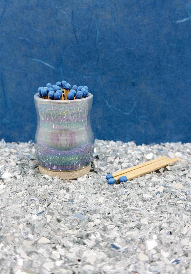 Turn lighting up into an artful ritual our sculptural green matchstick holder