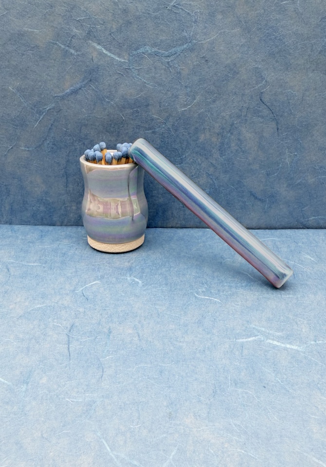 Our blue pipe set makes every sesh a work of art
