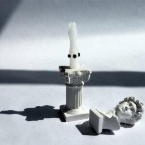 Cool your smoke and your style with our black and white joint holder