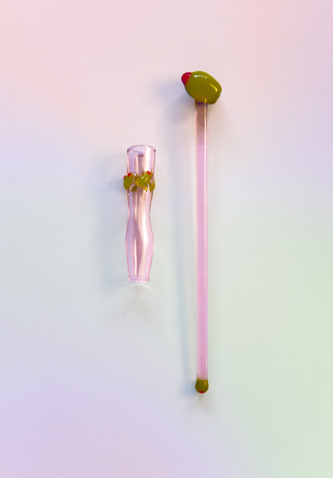 Our House of Puff x Mya Allen glass smoking accessories make for the perfect draw